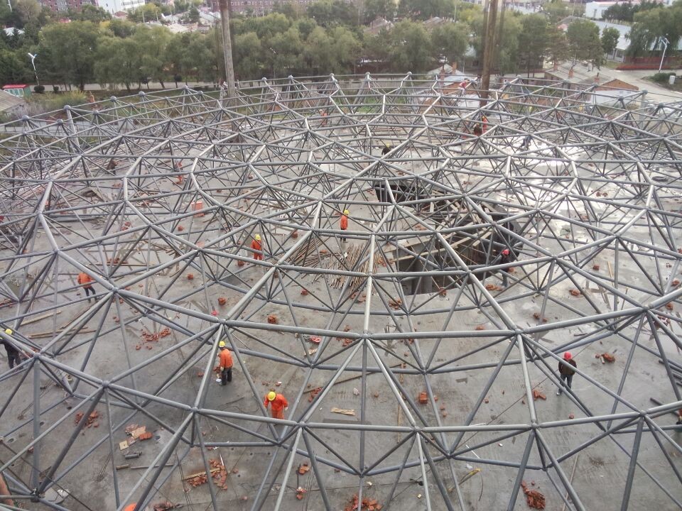 石首全民健身中心网架